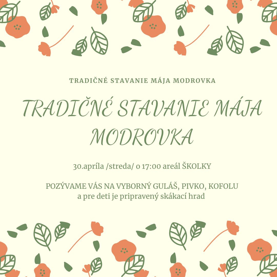 Tradičné stavanie Maja 2025