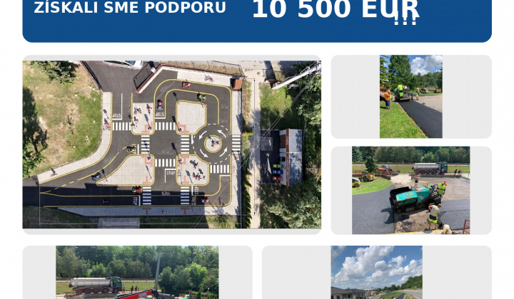 Fotka - Ministerstvo financií podporilo projekt dopravného ihriska v našej Materskej škôlke sumou 10500 EUR!!! Práce už začali. Ďakujeme